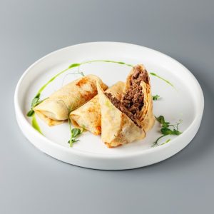 Блины с говяжьим фаршем