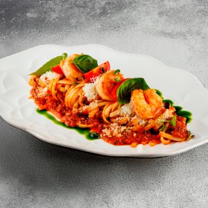 Баветте с креветками