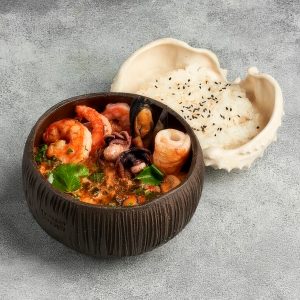Суп Том ям с морепродуктами