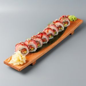 Ролл с тунцом и крабом