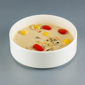 Сливочный суп с мидиями