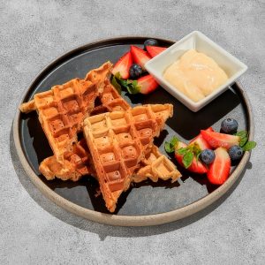 Венская вафля с ягодами