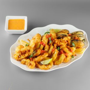 Fritto Misto из морепродуктов в темпуре