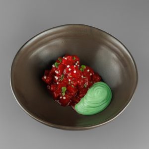 Тунец во фруктовой заправке