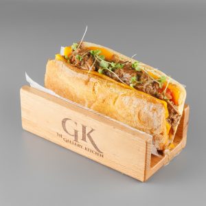 Панини с рваной телятиной